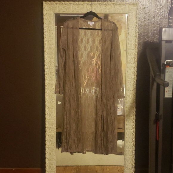 Lularoe beige lace Sarah NWT - Picture 2 of 4